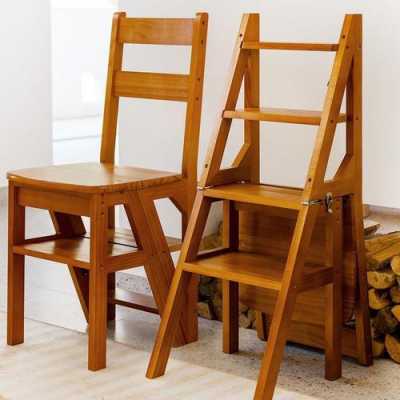 实木梯子衣架儿童可以用吗（可以当梯子的实木椅子）